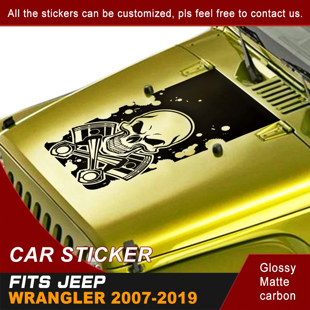 Car Sticker Hoop Scoop Skull Stripe Graphic Vinyl Car Accessories Decals Custom Fit For Jeep Wrangler Rubicon or Sport or Sahar
Car Sticker Hoop Scoop Skull Stripe Graphic Vinyl Car Accessories Decals Custom Fit For Jeep Wrangler Rubicon or Sport or Sahar