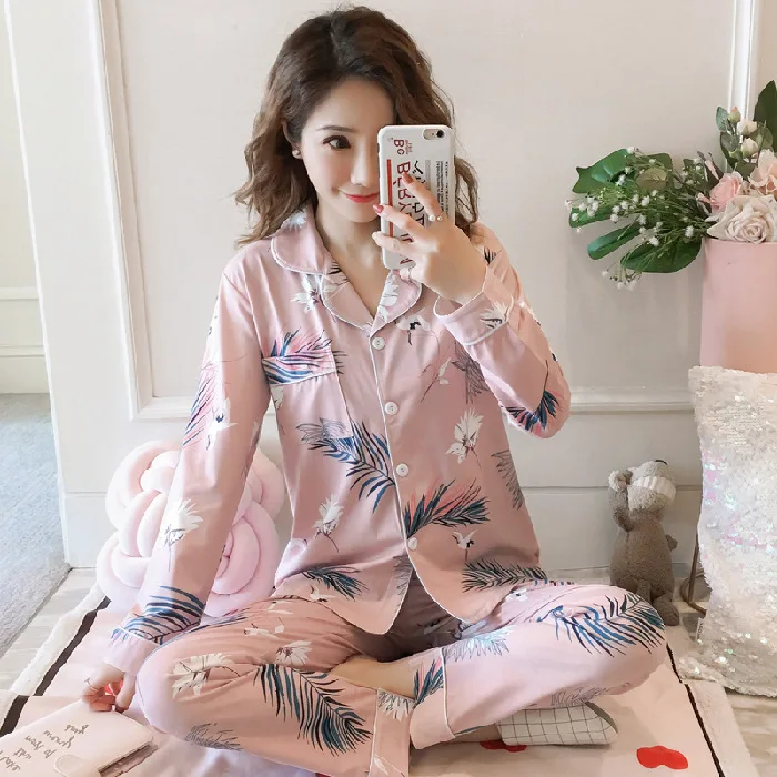 Spring And Autumn Long Sleeve Trousers Cardigan Pajamas WOMEN'S Suit 1024 # 200g Single Side Qmilch Good Quality
Spring And Autumn Long Sleeve Trousers Cardigan Pajamas WOMEN'S Suit 1024 # 200g Single Side Qmilch Good Quality