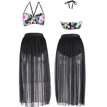 2020 Plus Size Bikini Sets Women Floral Underwire Push Up Bikini Swimwear High Waist Beachwear Swimsuit Maxi Long Skirt 4XL
2020 Plus Size Bikini Sets Women Floral Underwire Push Up Bikini Swimwear High Waist Beachwear Swimsuit Maxi Long Skirt 4XL