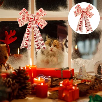 1 Set Decorative Exquisite Fashionable Durable Classic Linen Bowknots Christmas Bows Printed Bows
1 Set Decorative Exquisite Fashionable Durable Classic Linen Bowknots Christmas Bows Printed Bows