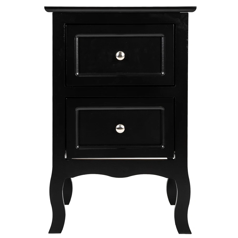 Country Style Two-Tier Night Table Nightstand Side Table Large Size Black 60 x 40 x 30cm
Country Style Two-Tier Night Table Nightstand Side Table Large Size Black 60 x 40 x 30cm