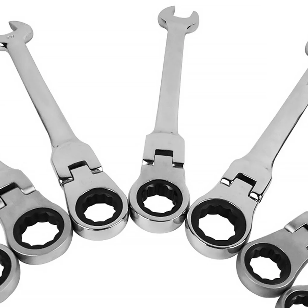 180° Multitool Ratchet Wrench 72-Tooth Pivoting Dual Head Anti-Rust Ratchet Torque Wrench Adjustable Manual Repair Tools 6-20cm
180° Multitool Ratchet Wrench 72-Tooth Pivoting Dual Head Anti-Rust Ratchet Torque Wrench Adjustable Manual Repair Tools 6-20cm
