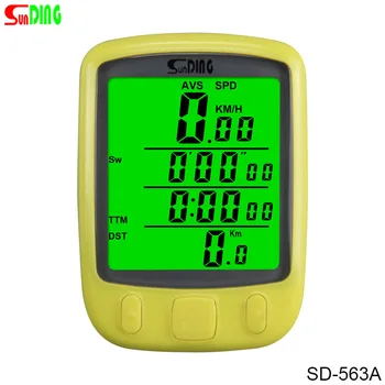 SD-563 multi-function sundingt stopwatch luminous stopwatch sports timer bicycle Waterproof Bicycle Odometer Speedometer 
SD-563 multi-function sundingt stopwatch luminous stopwatch sports timer bicycle Waterproof Bicycle Odometer Speedometer