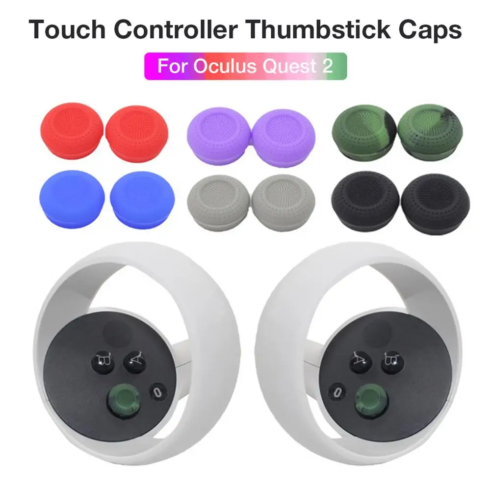 12 Pcs Touch Controller Thumbstick Caps For Oculus Quest 2 VR Headset Non-slip Silicone Controller Button Protective Case Cover
12 Pcs Touch Controller Thumbstick Caps For Oculus Quest 2 VR Headset Non-slip Silicone Controller Button Protective Case Cover