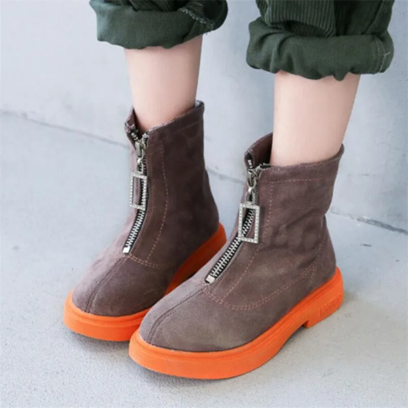Girls Boots Children Martin Winter Fashion Leather Snow Boots for Girls Kids Casual Ankle Boots Fashion Non-slip Leather boots
Girls Boots Children Martin Winter Fashion Leather Snow Boots for Girls Kids Casual Ankle Boots Fashion Non-slip Leather boots