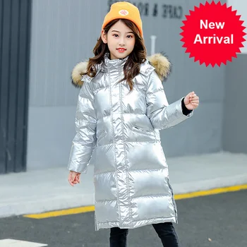 Fashion Girl Down 2020 Jacket Warm Waterproof Children Down Parkas Coat Fur Kid Teenager Thickening Outerwear For Cold Winter 
Fashion Girl Down 2020 Jacket Warm Waterproof Children Down Parkas Coat Fur Kid Teenager Thickening Outerwear For Cold Winter