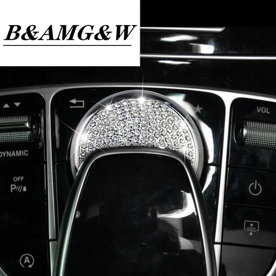 Styling Crystal Multimedia Knob Cover Adjustment Button Trim for Mercedes Benz C Class W205 GLC200 X253 E Class W213 E300L E200L
Styling Crystal Multimedia Knob Cover Adjustment Button Trim for Mercedes Benz C Class W205 GLC200 X253 E Class W213 E300L E200L