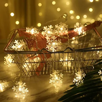 Christmas LED StringLights Snowflake Festival Lamp for Bedroom Xmas Tree Bedroom Lightstring Decor LB88
Christmas LED StringLights Snowflake Festival Lamp for Bedroom Xmas Tree Bedroom Lightstring Decor LB88