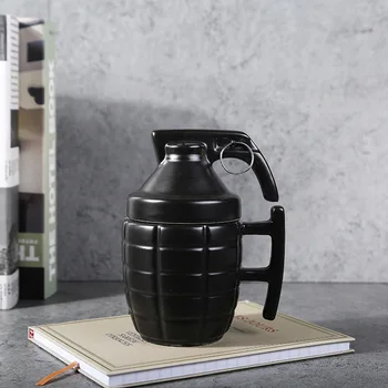 Creative Grenade Shaped Ceramic Mug Solid Color Environmental Protection Single-layer Irregular Shape Mug
Creative Grenade Shaped Ceramic Mug Solid Color Environmental Protection Single-layer Irregular Shape Mug