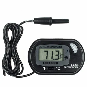 Digital LCD Screen Sensor Fish Tank Electronic Water Thermometer Controller Wired Aquarium Water Temperature Measurement
Digital LCD Screen Sensor Fish Tank Electronic Water Thermometer Controller Wired Aquarium Water Temperature Measurement