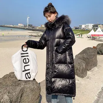 2019 New Arrival Fashion X-Long Women Winter Jacket Cotton Padded Warm Thicken Big Fur Collar Long Coats Parka Womens Jackets
2019 New Arrival Fashion X-Long Women Winter Jacket Cotton Padded Warm Thicken Big Fur Collar Long Coats Parka Womens Jackets