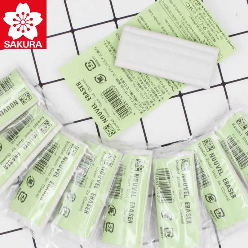 SAKURA Plasticity Pencil Eraser Rubber Erasers NER-100 Durable Flexible Sketching Painting Stationery Students School Supplies
SAKURA Plasticity Pencil Eraser Rubber Erasers NER-100 Durable Flexible Sketching Painting Stationery Students School Supplies