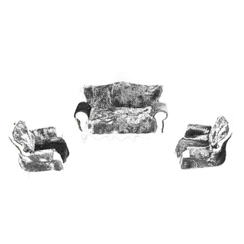 3Pcs Diy 1/25 Dollhouse Miniature Living Room Antique Sofa Set Model for Kids Gift Classic Toy 
3Pcs Diy 1/25 Dollhouse Miniature Living Room Antique Sofa Set Model for Kids Gift Classic Toy