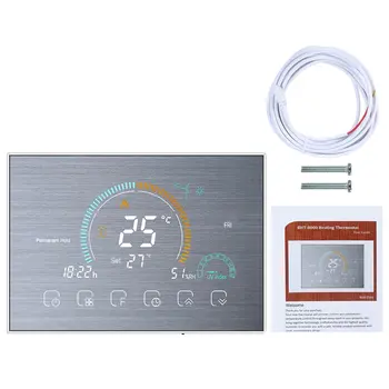 BHT-8000-GALW 95-240V WiFi Intelligent Programmable Temperature Controller Voice Control Floor Heating Thermostat
BHT-8000-GALW 95-240V WiFi Intelligent Programmable Temperature Controller Voice Control Floor Heating Thermostat