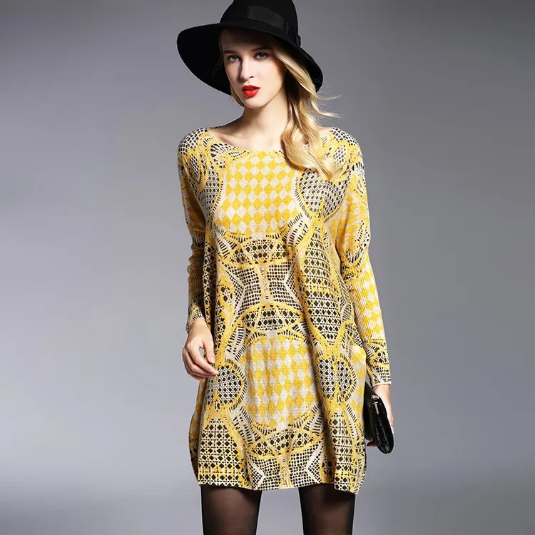 ZYFPGS 2019 Geometric Pattern Printing Sweater For Women Yellow Pullover Sweater Fashion Elasticity Loose Retro lattice Autumn
ZYFPGS 2019 Geometric Pattern Printing Sweater For Women Yellow Pullover Sweater Fashion Elasticity Loose Retro lattice Autumn