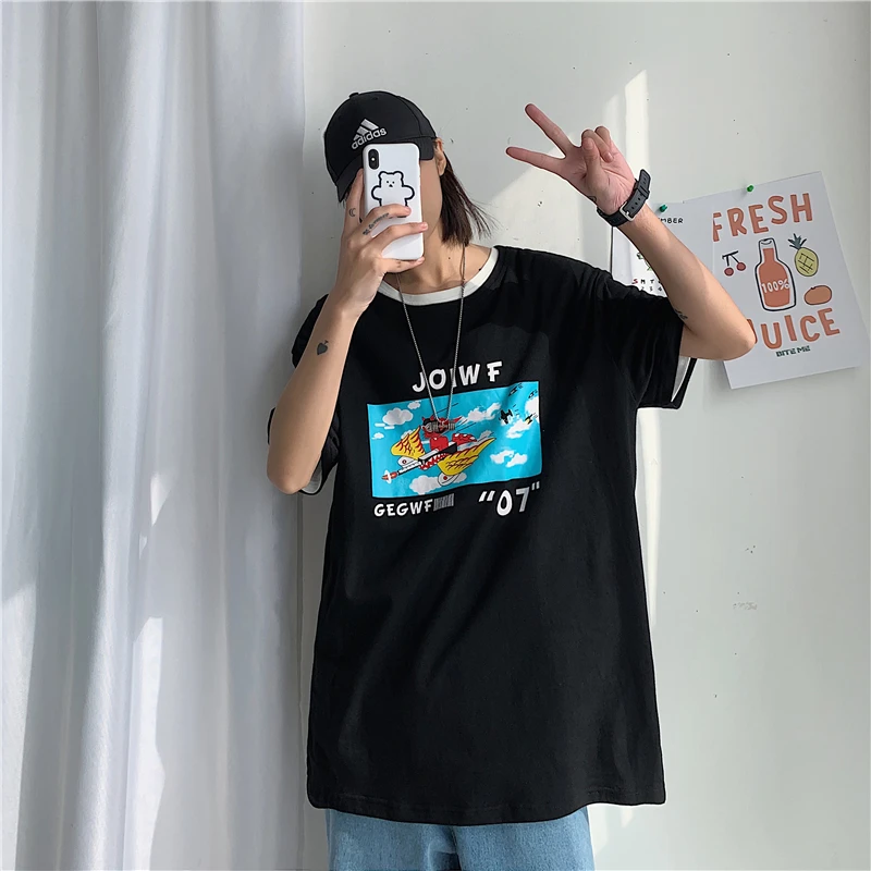 2020 Summer New Youth Popular Large Size Printed Round Neck Short Sleeve T-shirt Fashion Casual Pullover Black / White / Grey
2020 Summer New Youth Popular Large Size Printed Round Neck Short Sleeve T-shirt Fashion Casual Pullover Black / White / Grey