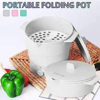 220-240V Stainless Steel Inner Electric Cooking Pot Folding Cooker Multi-purpose Heated Kettle home Dormitory Instant Noodles 
220-240V Stainless Steel Inner Electric Cooking Pot Folding Cooker Multi-purpose Heated Kettle home Dormitory Instant Noodles