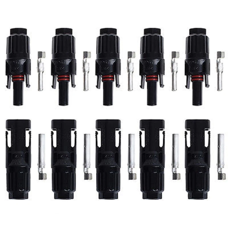 Waterproof IP67 Male / Female Solar Panel Cable Connector 20A-30A 6000V For PV Cable 2.5/4/6mm Solar Panel Connect 5/10 Pair
Waterproof IP67 Male / Female Solar Panel Cable Connector 20A-30A 6000V For PV Cable 2.5/4/6mm Solar Panel Connect 5/10 Pair