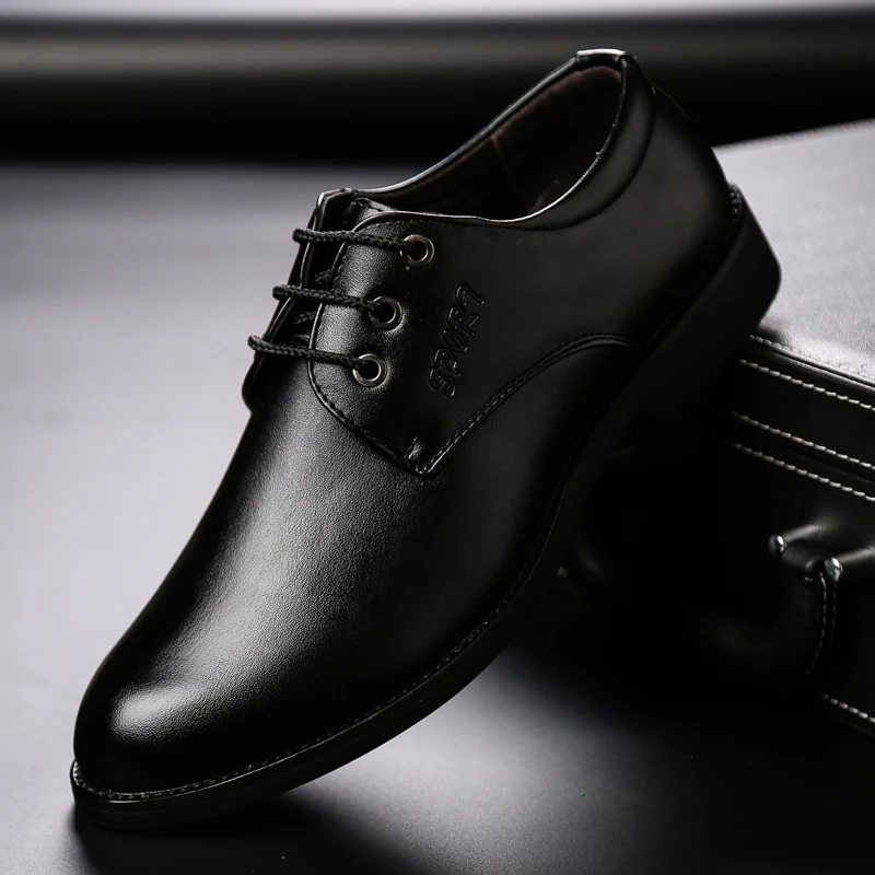 Fashion Mens Leather Shoes dress Wedding Business Pointed lace up Oxfords Breathable party breathable outdoor Working Shoes a4
Fashion Mens Leather Shoes dress Wedding Business Pointed lace up Oxfords Breathable party breathable outdoor Working Shoes a4