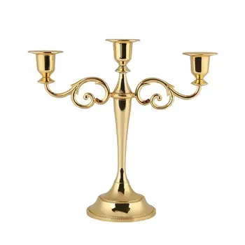 European Zinc Alloy Candle Holder Three-Headed Candlestick Home Table Decoration Golden Silver Black Bronze Romantic Candelabrum
European Zinc Alloy Candle Holder Three-Headed Candlestick Home Table Decoration Golden Silver Black Bronze Romantic Candelabrum
