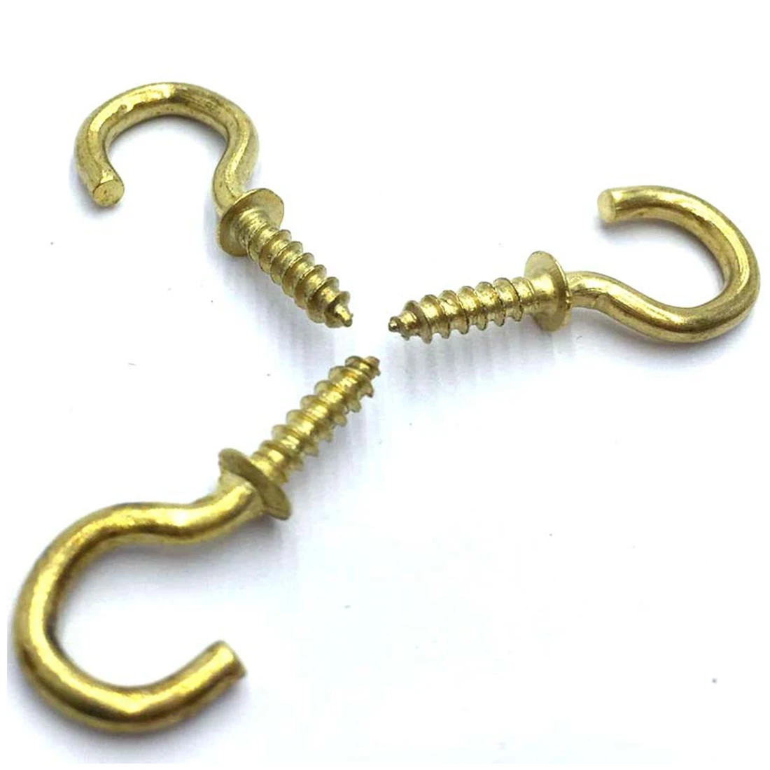 20pcs Brass Plated Cup Hooks question mark eyebolts Screw ceiling hooks hanger for Picture Frame Plant Light Cabinet RV Tool
20pcs Brass Plated Cup Hooks question mark eyebolts Screw ceiling hooks hanger for Picture Frame Plant Light Cabinet RV Tool
