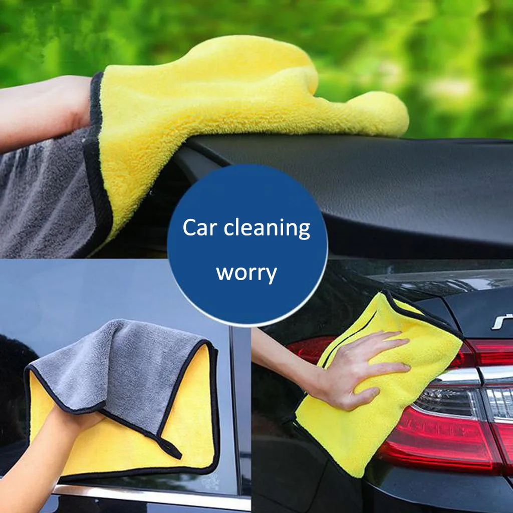 Чистящая тряпка инструменты для ухода за автомобилем аксессуары Rundong моющие