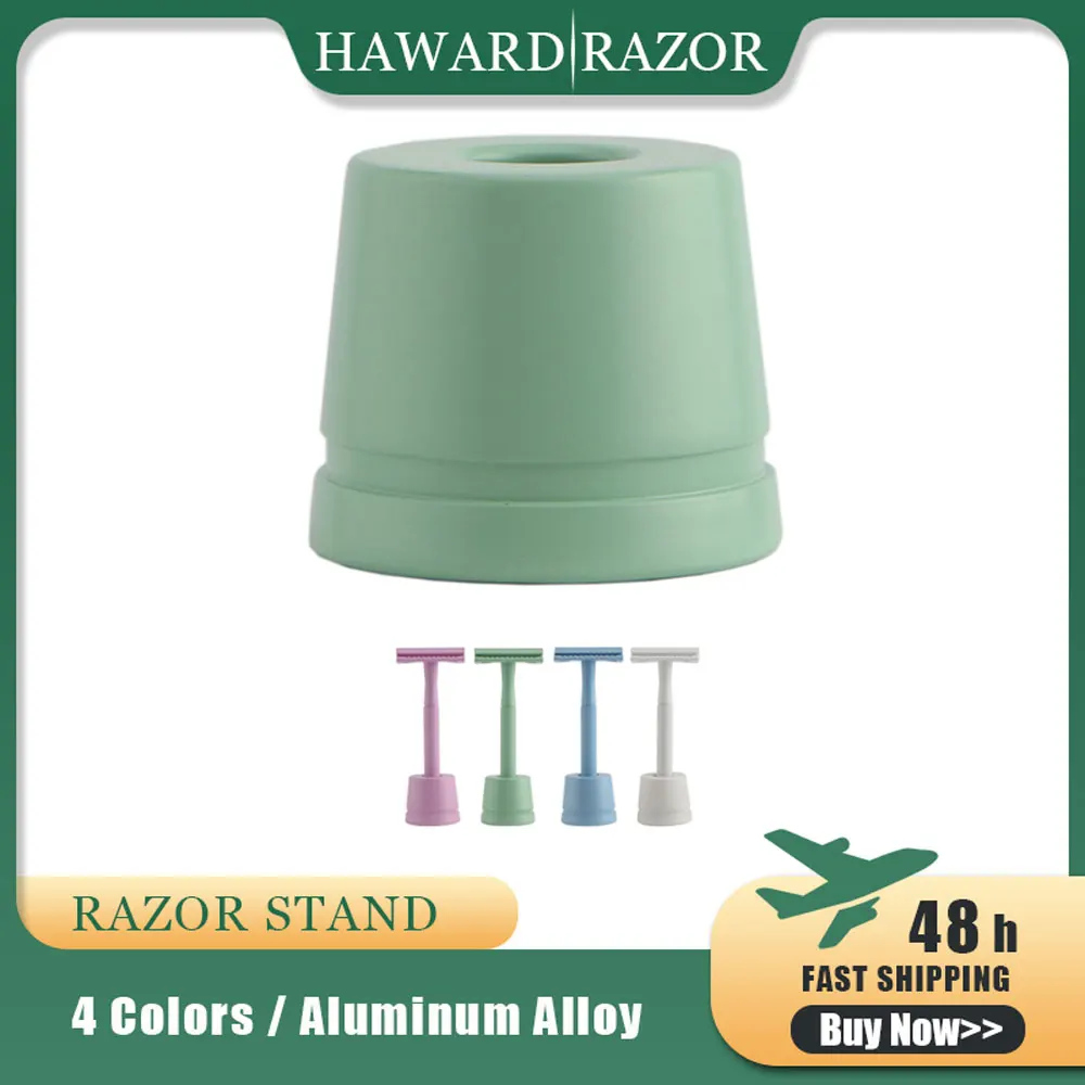 HAWARD Safety Razor Stand/Base Aluminum Alloy Colorful Razor Holder (Razor Not Included) 4 Colors
HAWARD Safety Razor Stand/Base Aluminum Alloy Colorful Razor Holder (Razor Not Included) 4 Colors