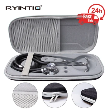 Hard EVA Portable Stethoscope Carrying Case Storage Box Shell Mesh Pockets For 3M Littmann III Stethoscope Medical Organizer Bag
Hard EVA Portable Stethoscope Carrying Case Storage Box Shell Mesh Pockets For 3M Littmann III Stethoscope Medical Organizer Bag