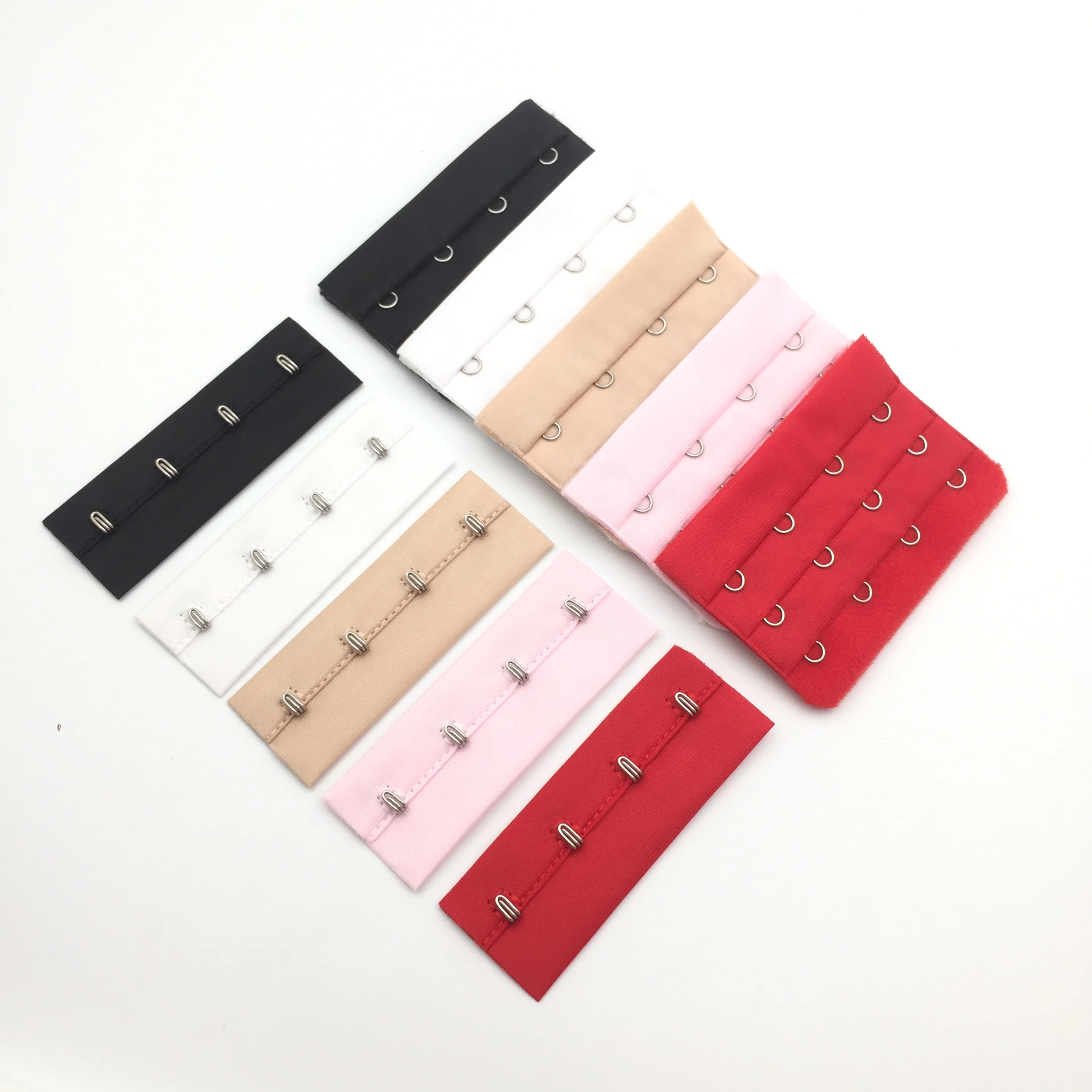 wholesales 60 sets / lot Bra Hook And Eye Extender Bra Buckle 5 color 3x4 DIY Accessories
wholesales 60 sets / lot Bra Hook And Eye Extender Bra Buckle 5 color 3x4 DIY Accessories