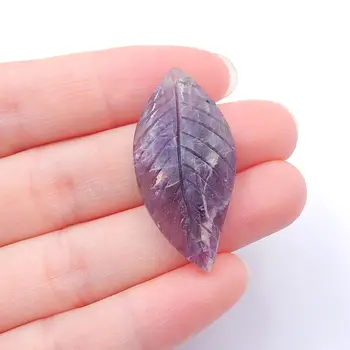 Sale 1Pcs Amethyst Carved Leaf Pendant Bead 36x17x5mm 5g
Sale 1Pcs Amethyst Carved Leaf Pendant Bead 36x17x5mm 5g