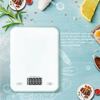 LCD Electronic Scale Kitchen Scale Gram Scale Baking Scale 5kg Tempered Glass Kitchen Scale Measuring Tools
LCD Electronic Scale Kitchen Scale Gram Scale Baking Scale 5kg Tempered Glass Kitchen Scale Measuring Tools