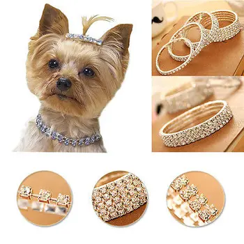 Cute Multi-layered Pet Collar With diamonds Bling Rhinestone Chocker Collars Fancy Chihuahua Dog Necklace Rhinestone Diamante
Cute Multi-layered Pet Collar With diamonds Bling Rhinestone Chocker Collars Fancy Chihuahua Dog Necklace Rhinestone Diamante