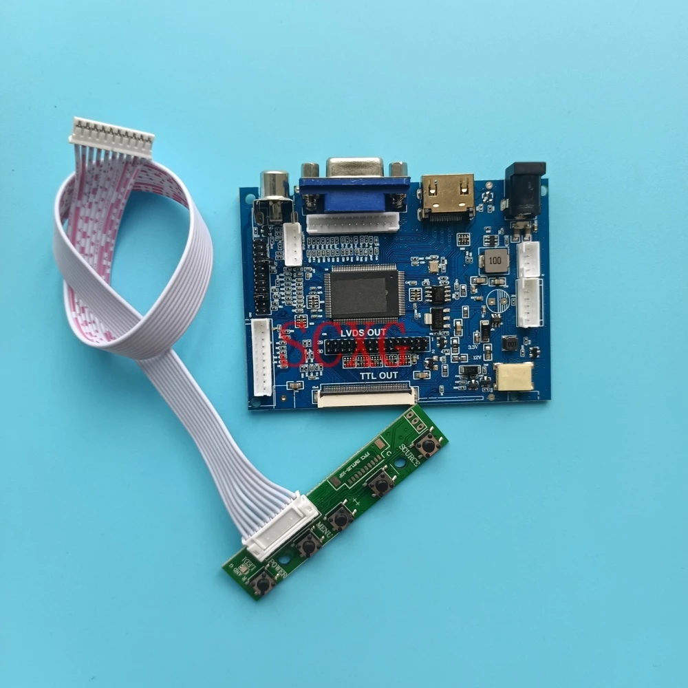 Плата контроллера VGA 2AV, совместимая с HDMI, комплект «сделай сам» для AT065TN14/AT090TN10/AT090TN12 WLED 800*480 TTL 50-контактная ЖК-панель, 1 канал, 6/8 бит
Плата контроллера VGA 2AV, совместимая с HDMI, комплект «сделай сам» для AT065TN14/AT090TN10/AT090TN12 WLED 800*480 TTL 50-контактная ЖК-панель, 1 канал, 6/8 бит