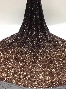 Latest French mesh fabric nice net lace fabric with sequins for evening dress PAN254(5yards/lot)
Latest French mesh fabric nice net lace fabric with sequins for evening dress PAN254(5yards/lot)