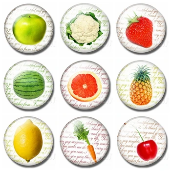 Fruit and Vegetable Series Fridge Magnets Cute 30 MM Glass Dome Refrigerator Round Magnetic Sticker Fridge Decoration Home Decor
Fruit and Vegetable Series Fridge Magnets Cute 30 MM Glass Dome Refrigerator Round Magnetic Sticker Fridge Decoration Home Decor