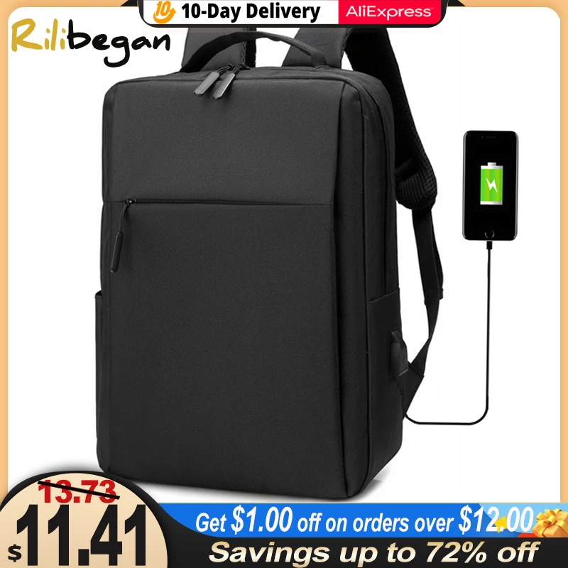 Мужской нейлоновый дорожный рюкзак для ноутбука 15 6 дюйма с Usb зарядкой|Рюкзаки| |