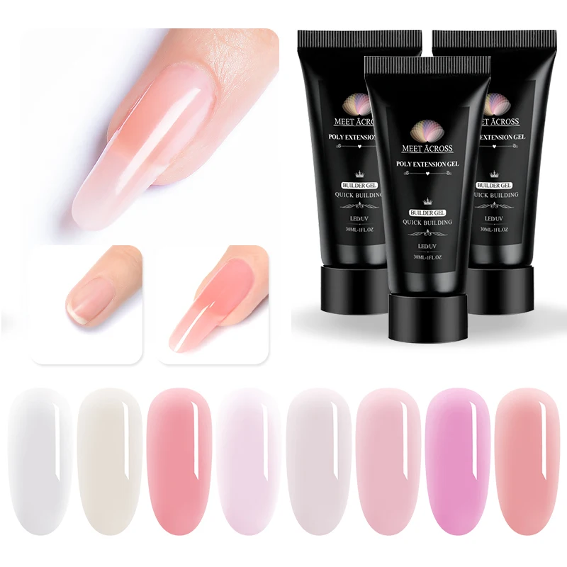 MEET ACROSS 30ml Acrylic Poly UV Gel Pink UV LED Builder Nail Gel Hard Jelly Extension Gel Soak Off Nail Extension Slip Solution
MEET ACROSS 30ml Acrylic Poly UV Gel Pink UV LED Builder Nail Gel Hard Jelly Extension Gel Soak Off Nail Extension Slip Solution