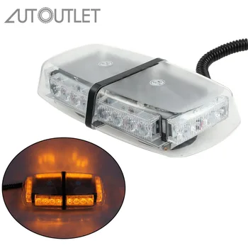 AUTOUTLET 24 LED Vehicle Roof 12V Flashing Light Magnetic Base Lightbar Flashing for Beacon Strobe Light Magnetic
AUTOUTLET 24 LED Vehicle Roof 12V Flashing Light Magnetic Base Lightbar Flashing for Beacon Strobe Light Magnetic