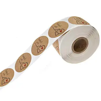 500 Labels Natural Kraft Paper Round Baked with Love Stickers Seal Labels Roll Sticker For Package Decorate Handmade Sticker
500 Labels Natural Kraft Paper Round Baked with Love Stickers Seal Labels Roll Sticker For Package Decorate Handmade Sticker
