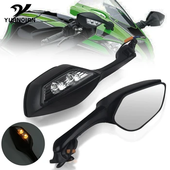 Motorcycle Rearview Side Mirrors For Kawasaki ZX-10 H2 LED Turn Signal Light Mirror ZX10 2011 2012 2013-2015 Ninja H2 2014-2015 
Motorcycle Rearview Side Mirrors For Kawasaki ZX-10 H2 LED Turn Signal Light Mirror ZX10 2011 2012 2013-2015 Ninja H2 2014-2015