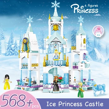 Girls Toys Building Blocks Set Princess Ice Castle Party Dream House Villa Crystal Horse Assembled Model Kid's Birthday Gifts
Girls Toys Building Blocks Set Princess Ice Castle Party Dream House Villa Crystal Horse Assembled Model Kid's Birthday Gifts