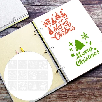12pcs Christmas Chic Lovely Painting Template Drawing Template Painting Stencil for Scrapbooking Crafts Diary
12pcs Christmas Chic Lovely Painting Template Drawing Template Painting Stencil for Scrapbooking Crafts Diary