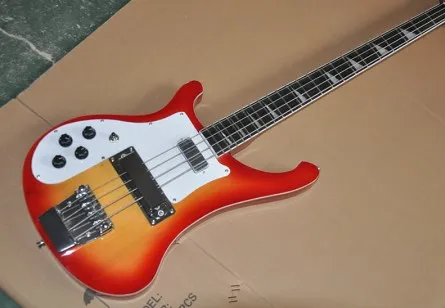 4-String Bass Guitar,Left-hand Version,Sunburst Color Body,White Pickguard,White Binding and can be Customized
4-String Bass Guitar,Left-hand Version,Sunburst Color Body,White Pickguard,White Binding and can be Customized
