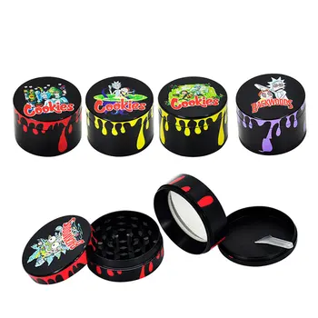 Cartoon dripping pattern 4-layer metal zinc alloy Chinese medicine tobacco leaf grinder 50mm spice grinder pipe fittings 2020
Cartoon dripping pattern 4-layer metal zinc alloy Chinese medicine tobacco leaf grinder 50mm spice grinder pipe fittings 2020