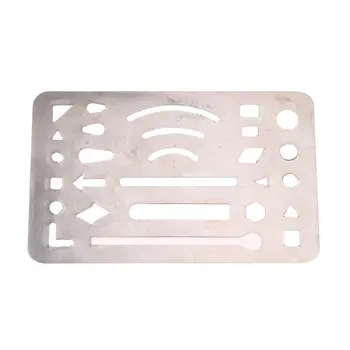Stainless Steel 27 Patterns Erasing Drawing Drafting Tool Shield
Stainless Steel 27 Patterns Erasing Drawing Drafting Tool Shield