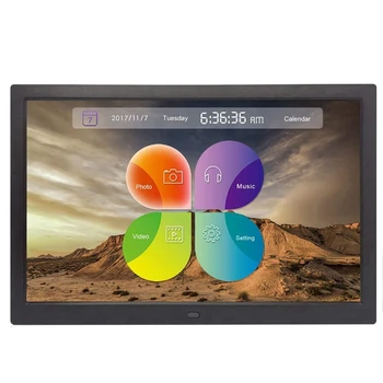 Digital Picture Frame, 12 Inch Digital Photo Frame with Wireless Remote Control, Support SD Card/USB EU PLUG
Digital Picture Frame, 12 Inch Digital Photo Frame with Wireless Remote Control, Support SD Card/USB EU PLUG