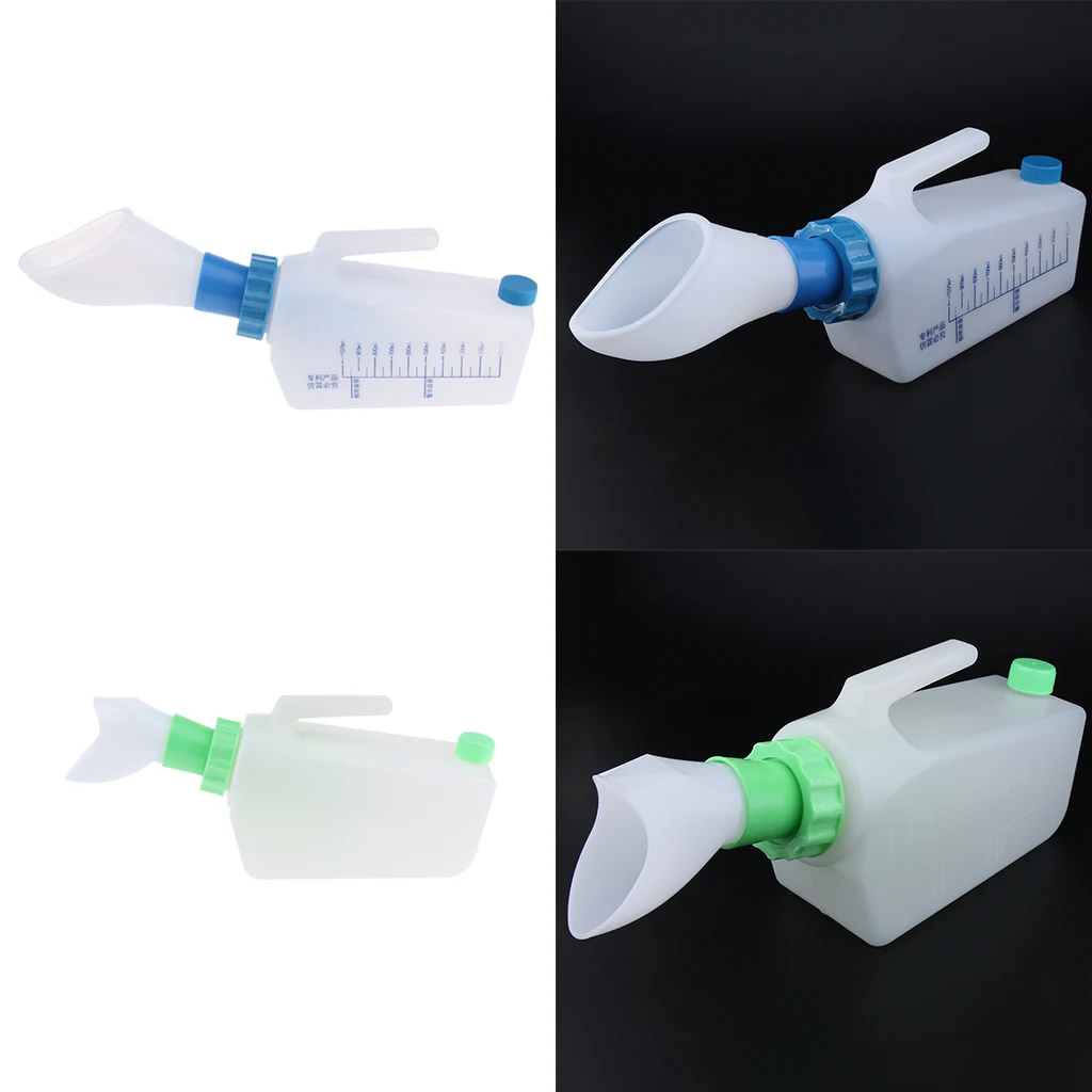 Travel, Personal Care Female Bed Pee Urinal Bottle, Night Drainage Collector for Patients, Elderly, Drivers Travel, Personal Care Female Bed Pee Urinal Bottle, Night Drainage Collector for Patients, Elderly, Drivers