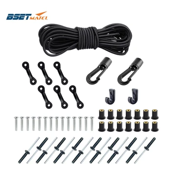 Marine Products Expanded Deck Rigging Kit Accessory Elastic Rope Bungee Nylon C and J Buckle for Kayaks Canoes Boat Accessories
Marine Products Expanded Deck Rigging Kit Accessory Elastic Rope Bungee Nylon C and J Buckle for Kayaks Canoes Boat Accessories