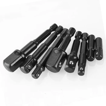 8pc Drill Socket Adapter for Impact Driver with Hex Shank to Square Socket Drill Bits Bar Extension 1/4" 3/8" 1/2 Bit Set
8pc Drill Socket Adapter for Impact Driver with Hex Shank to Square Socket Drill Bits Bar Extension 1/4" 3/8" 1/2 Bit Set