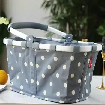 Exported to Germany Grey Dot High-end Aluminum Magnesium Alloy Waterproof Shopping Basket / Picnic Basket Storage Basket
Exported to Germany Grey Dot High-end Aluminum Magnesium Alloy Waterproof Shopping Basket / Picnic Basket Storage Basket
